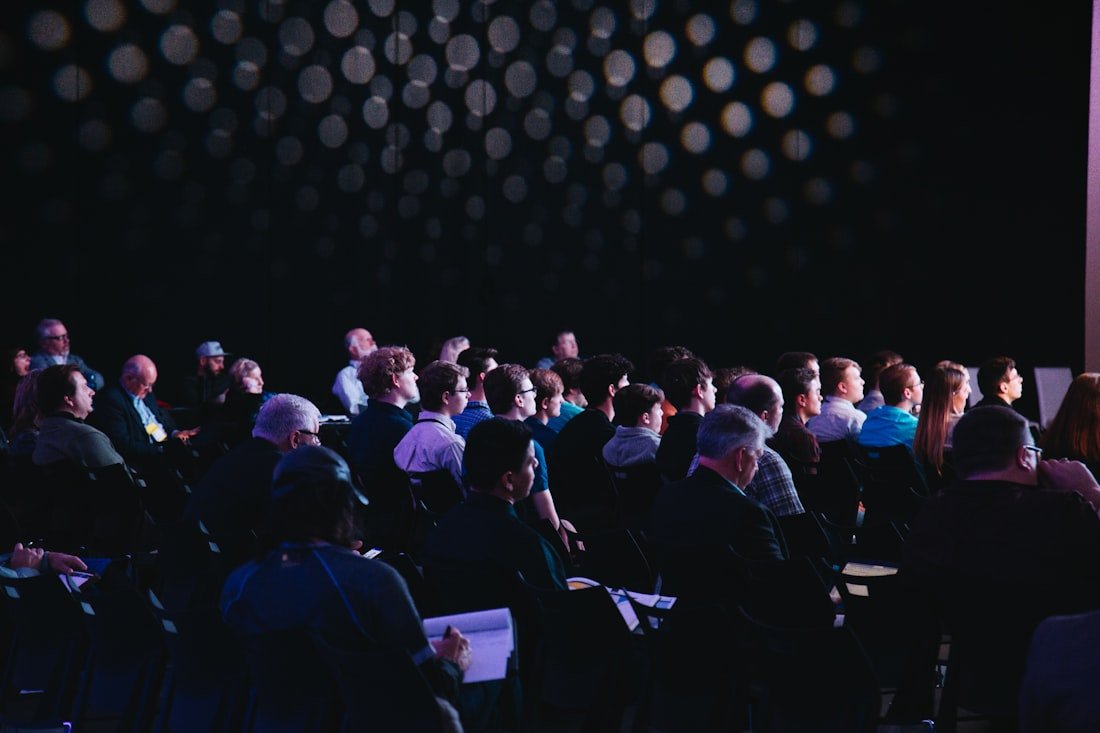 Professional association conference audience