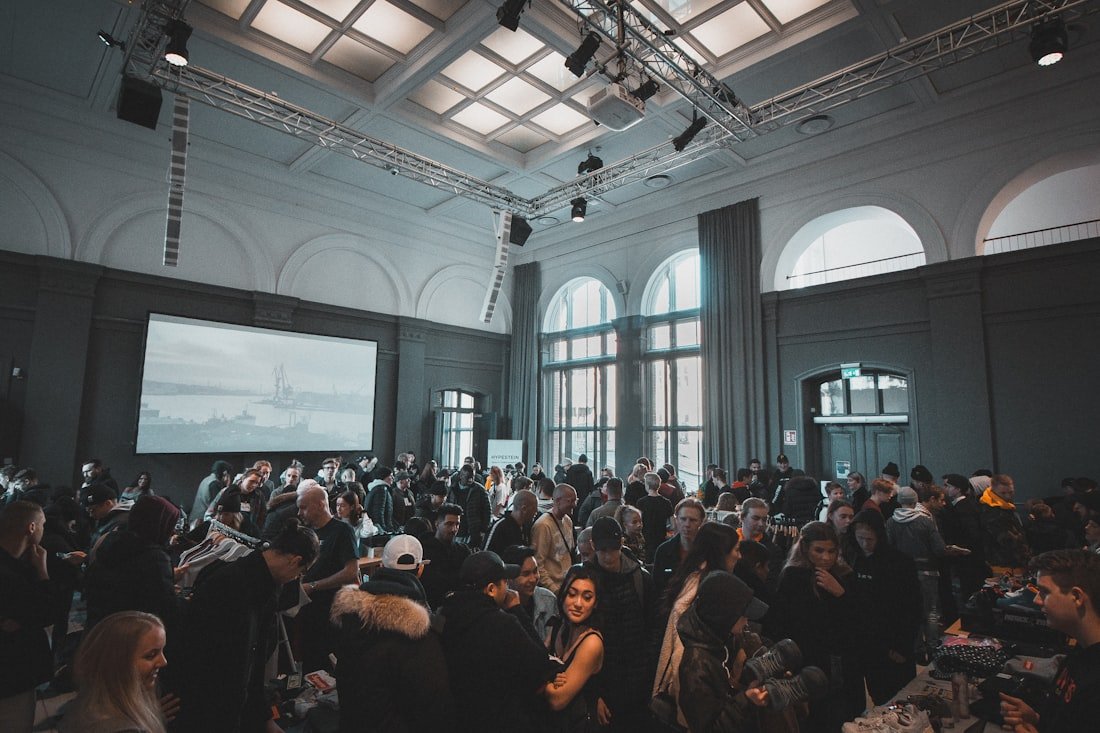 Members gathered at a large organization event
